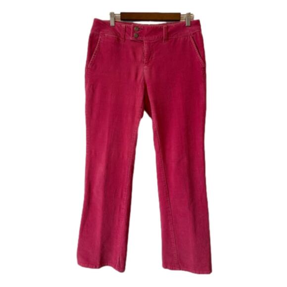 ELLEMENNO Juniors 9 Barbie Pink Corduroy Bootcut Pants Western Colorful Cowgirl - Picture 1 of 13